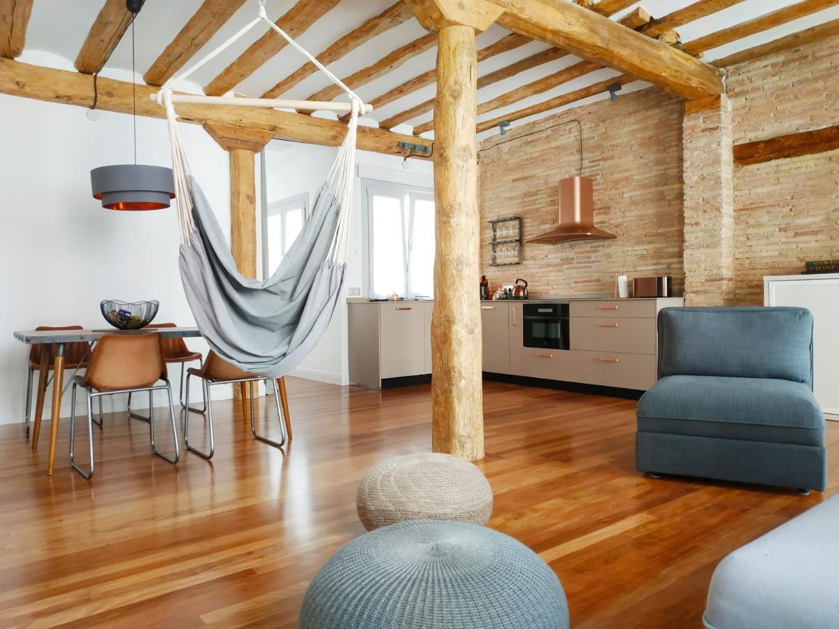 Lux Wood Loft With Air Con & Lift Apartment Logrono Exterior photo